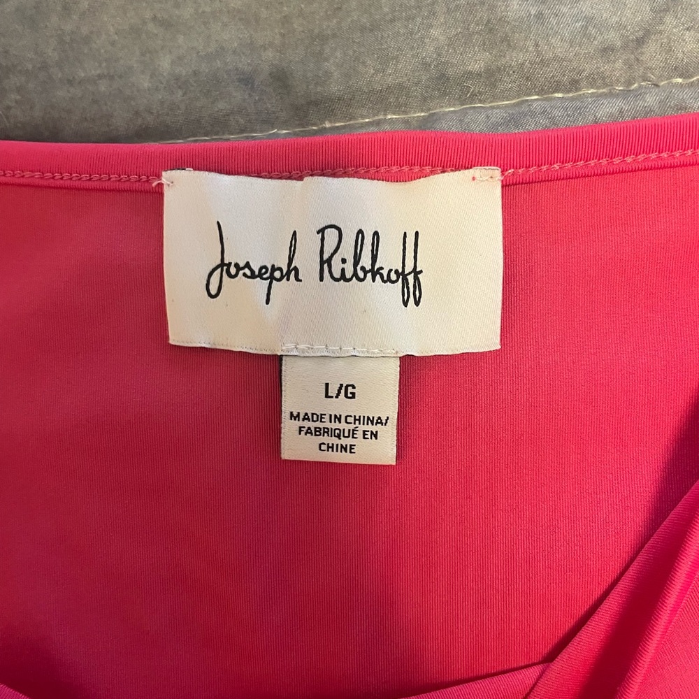 Joseph Ribkoff Car Wash Fuchsia Sweater size L - Picture 6 of 9